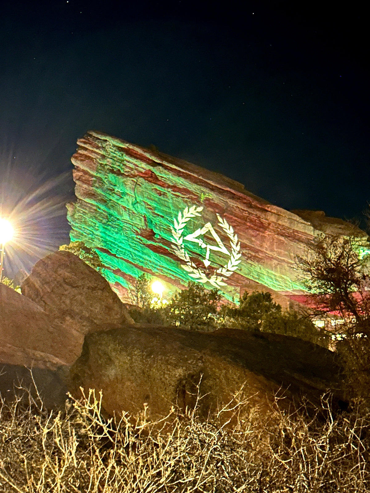 Backstage at Red Rocks